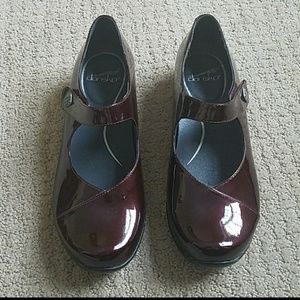 Burgundy Dansko Mary Jane's
